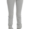 Costume National Pants Gray Cotton Blend Super Slim Fit Jeans