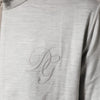 Dolce & Gabbana Light Gray Cotton Zipped Cardigan Sweater