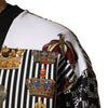 Dolce & Gabbana Multicolor Crown Print Sweatshirt Sweater