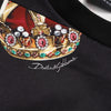Dolce & Gabbana Multicolor Crown Print Sweatshirt Sweater