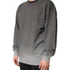 Dolce & Gabbana Gray Cotton Crew Neck Men Sweatshirt Sweater