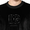 Dolce & Gabbana Black DG Logo Crew Neck Sweatshirt Sweater