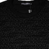 Dolce & Gabbana Black Monogram Crew Neck Sweatshirt Sweater