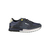 Gas Blue Polyester Men Sneaker