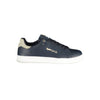 Gas Blue Polyurethane Men's Sneaker