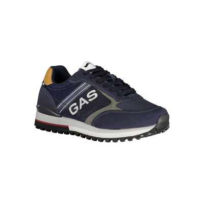 Gas Blu Polyurethane Men Sneaker