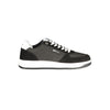 Gas Black Polyurethane Men Sneaker