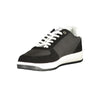 Gas Black Polyurethane Men Sneaker