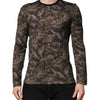 Dolce & Gabbana Multicolor Camouflage Long Sleeves T-shirt