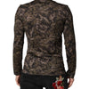 Dolce & Gabbana Multicolor Camouflage Long Sleeves T-shirt