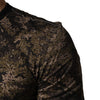 Dolce & Gabbana Multicolor Camouflage Long Sleeves T-shirt