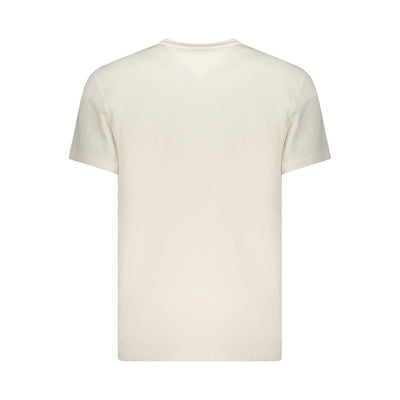 Tommy Hilfiger Bianco Cotton Mens T-Shirt