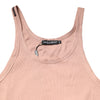 Dolce & Gabbana Pink Sleeveless Round Neck Tank Top  T-shirt