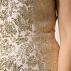 Dolce & Gabbana Beige Gold Floral Brocade Sleeveless Dress