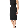 Dolce & Gabbana Black Sleeveless Sheath Knee Length Dress