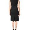 Dolce & Gabbana Black Sleeveless Sheath Knee Length Dress