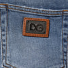 Dolce & Gabbana Blue Washed Cotton Skinny Denim Trouser Jeans