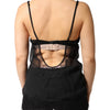 Dolce & Gabbana Black Silk Floral Lace Chemise Lingerie Top