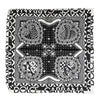 Dolce & Gabbana Black Bandana Print Silk Neck Foulard Scarf