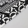 Dolce & Gabbana Black Bandana Print Silk Neck Foulard Scarf