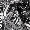 Dolce & Gabbana Black Bandana Print Silk Neck Foulard Scarf