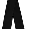 Dolce & Gabbana Black Wool Knitted Neck Wrap Foulard  Scarf