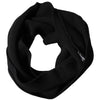Dolce & Gabbana Black Wool Knitted Neck Wrap Foulard  Scarf