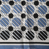 Dolce & Gabbana Blue Dotted Silk Square Foulard 66cm Scarf