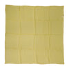Dolce & Gabbana Yellow Silk Neck Wrap Square Foulard Scarf