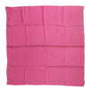 Dolce & Gabbana Pink Silk Neck Wrap Square Foulard Scarf