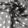 Dolce & Gabbana Black Polka Dot Silk Neck Wrap Shawl 205cm x 137cm Scarf