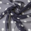 Dolce & Gabbana Blue Polka Dot Silk Square Foulard 91.5cm x 89.5cm Scarf