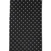 Dolce & Gabbana Black Polka Dot Neck Wrap Foulard 133.5cm x 12.5cm Scarf