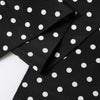 Dolce & Gabbana Black Polka Dot Neck Wrap Foulard 150cm x 12.5cm  Scarf