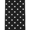 Dolce & Gabbana Black Polka Dot Neck Wrap Foulard 150cm x 12.5cm  Scarf