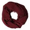 Dolce & Gabbana Maroon Silk Stole Neck Wrap Shawl Men 200cm x 130cm  Scarf