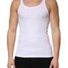 Dolce & Gabbana White Sleeveless Round Neck Tank Top T-shirt