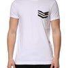 Dolce & Gabbana White Stripes Cotton Crew Neck Tee  T-shirt