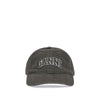 Ganni Bicolor Cotton Cap (Baseball Hat)