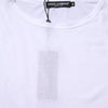 Dolce & Gabbana White Cotton Crew Neck Short Sleeves T-shirt