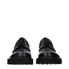 Valentino Garavani Black Leather Oxfords And Derbies