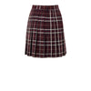 Dolce & Gabbana Bordeaux Wool Mini Skirt