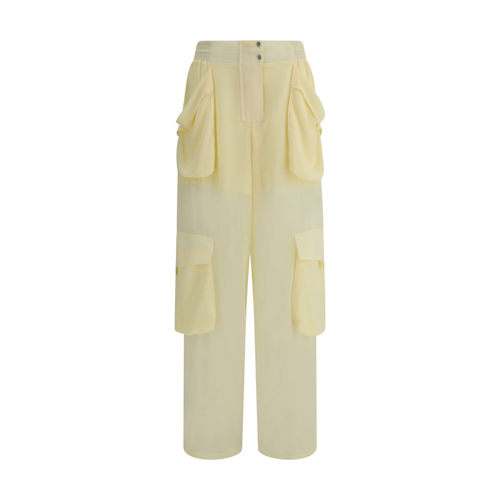 PINKO Bicolor Polyester Cargo Pants