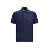 Brunello Cucinelli Blue Cotton Polo Shirt