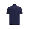Brunello Cucinelli Blue Cotton Polo Shirt