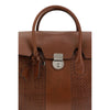 Brunello Cucinelli Brown Calf Leather Bos Taurus Luggage And Travel