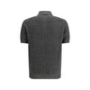 Brunello Cucinelli Gray Cotton Polo Shirt