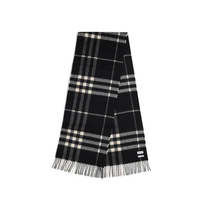 Burberry Black Cashmere Scarf