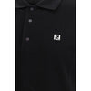 Fendi Black Cotton Polo Shirt