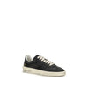 Dsquared² Black Calf Leather Bos Taurus Low Top Sneakers